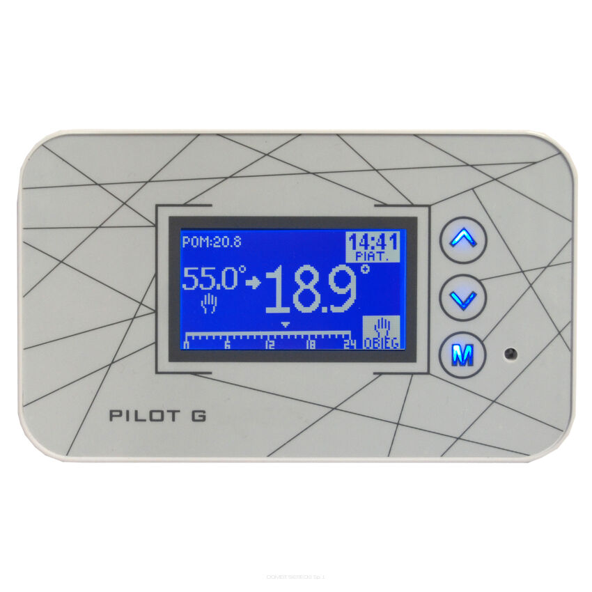 Panel pokojowy termostat regulator PILOT G biała obudowa