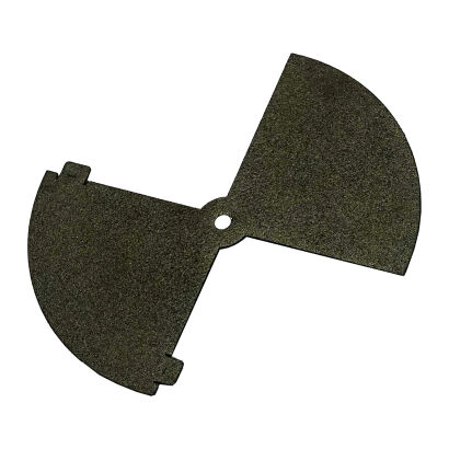 Przesłona wlotu do dmuchawy DM 80, 85, 120, 125 - typ X czarna